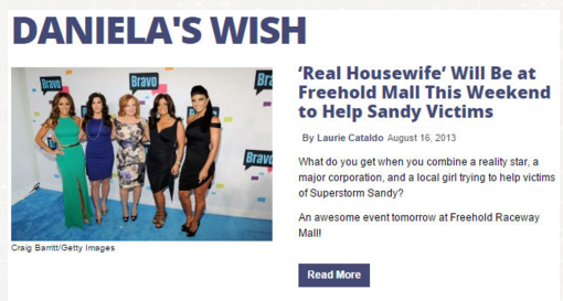 'Real Housewife will be @ Freehold Mall this weekend